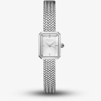 ROSEFIELD Ladies Mini Octagon Silver Dial Bracelet Watch MWSMS-M04