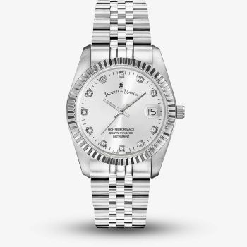 Jacques du Manoir Ladies Inspiration Elegance Silver Dial Bracelet Watch NRO.01