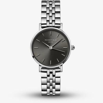 ROSEFIELD Ladies Small Edit Grey Dial Bracelet Watch SGSSS-SE03