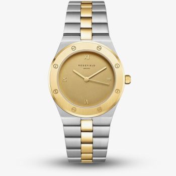 ROSEFIELD Ladies Rose Cappuchino Dial Two Tone Bracelet Watch SPCDSD-SP05