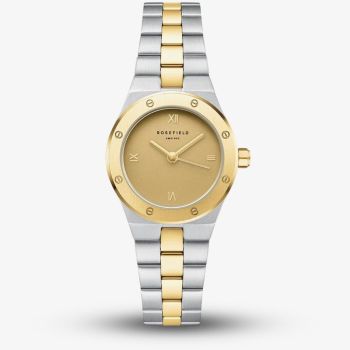 ROSEFIELD Ladies Rose XS Cappuchino Dial Two Tone Bracelet Watch SPCDSD-SP10