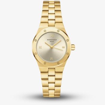 ROSEFIELD Ladies Rose XS Champagne Dial Golden Bracelet Watch SPIGSG-SP07