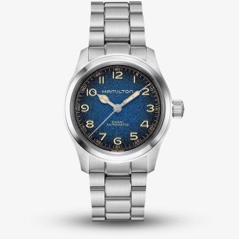 Hamilton Mens Khaki Field Murph Blue Dial Bracelet Watch H70405140