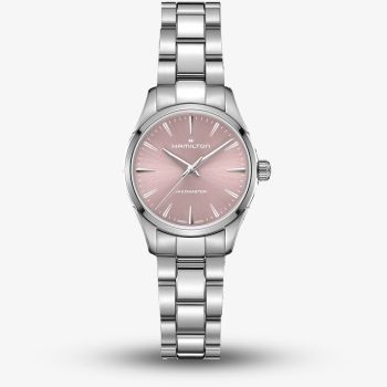 Hamilton Ladies Jazzmaster Quartz 32mm Pink Bracelet Watch H32301171