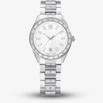 Swarovski Ladies Matrix Silver Dial Bracelet Watch 5734665