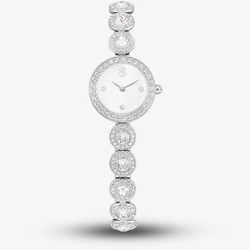 Swarovski Ladies Una Angelic White Dial Bracelet Watch 5737038