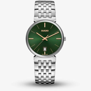 Rado Mens Florence Green Dial Bracelet Watch R48912313