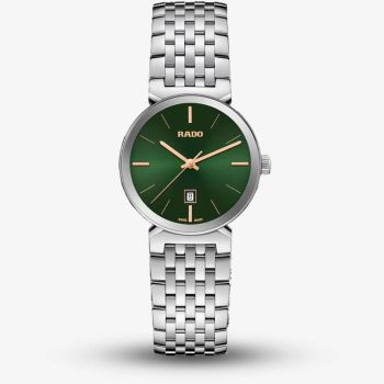 Rado Ladies Florence Green Dial Bracelet Watch R48913313