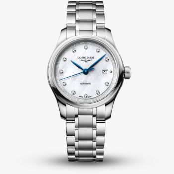 Longines Ladies Master Collection Mother Of Pearl Dial Bracelet Watch L2.449.4.87.6
