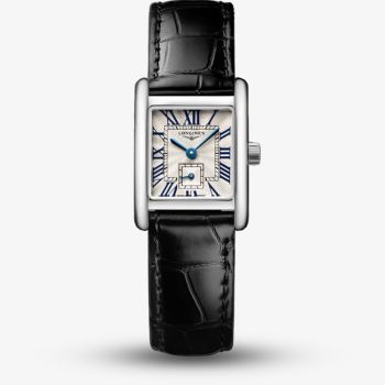 Longines Ladies Mini Dolcevita Square Silver Dial Watch L5.200.4.71.2