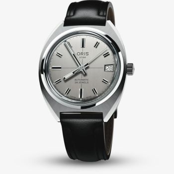 Oris Unisex Star Edition Black Leather Strap Watch 01 733 7813 4151-Set