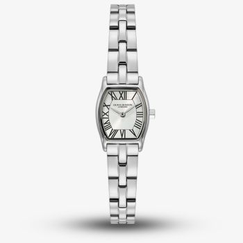 Olivia Burton Ladies Cambridge Silver Dial Stainless Steel Bracelet Watch 24000389