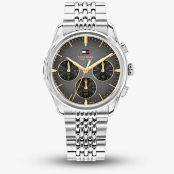 Tommy Hilfiger Mens Bryant Black Dial Bracelet Watch 1710812