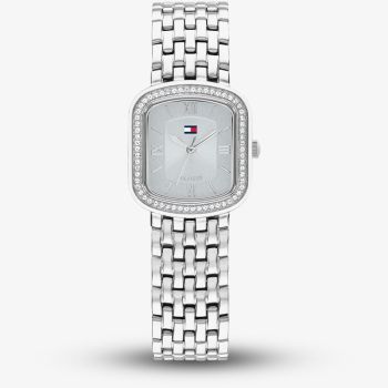 Tommy Hilfiger Ladies Abby Square Blue Dial Bracelet Watch 1782921