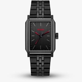 HUGO Mens #Steeze Rectangle Black Dial Bracelet Watch 1530483