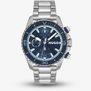 HUGO Mens #Dive Blue Dial Bracelet Watch 1530429