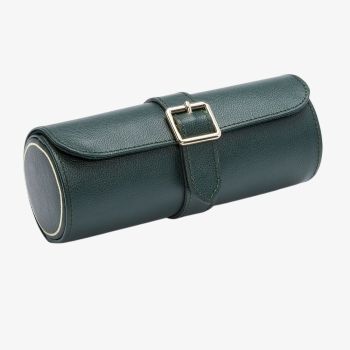 WOLF British Racing Green Triple Watch Roll 792941