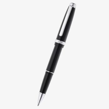 Cross Lume Obsidian Black &amp; Chrome Ballpoint Pen AT0802-1