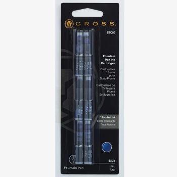 Cross Fountain Pen Blue Ink Cartridge AT8920