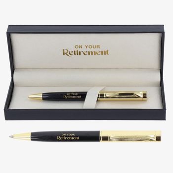 Bridgewater Black &amp; Gold Retirement Occasion Pen 341505