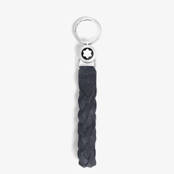 Montblanc Blue Suede Loop Keyring 221867