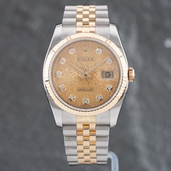 Pre-Owned Rolex Datejust Jubilee Dial Watch 116233