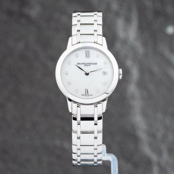 Pre-Owned Baume &amp; Mercier Ladies Classima Mother Of Pearl Dial Bracelet Watch 10490