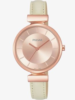 Pulsar rose gold deals tone ladies watch