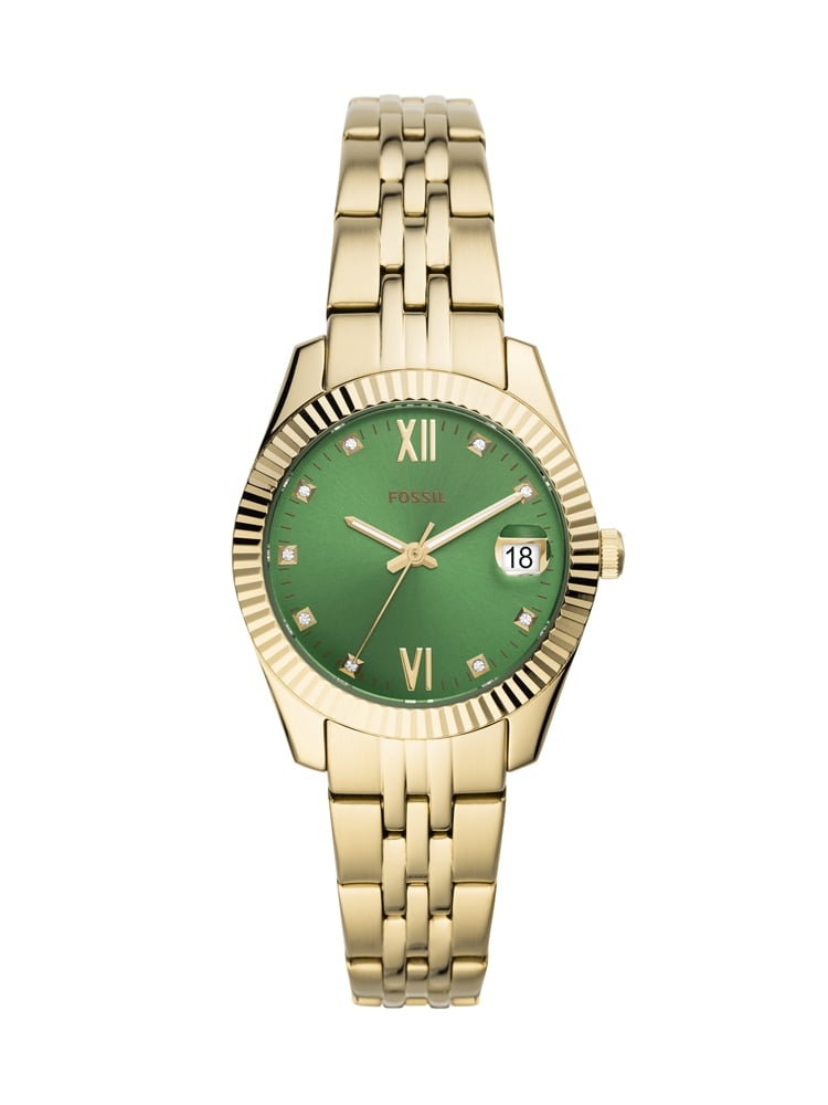 Fossil Ladies Scarlette Mini Green Dial 