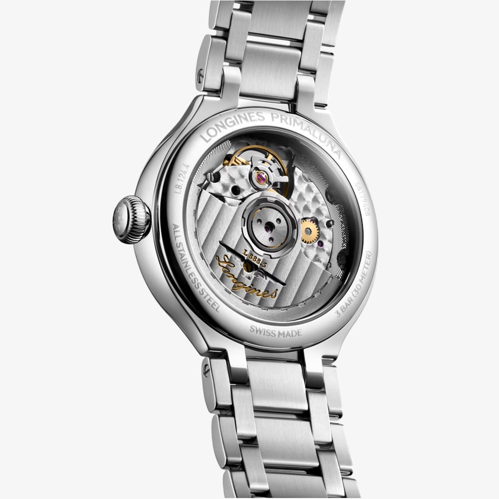 Longines Ladies PrimaLuna White Dial Watch L8.124.4.71.6