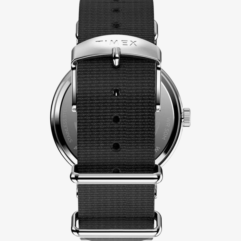 Timex Weekender Mens Black Fabric Watch TW2W86100