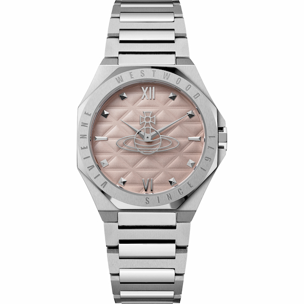 Vivienne Westwood Mens Aldgate Pink Dial Watch