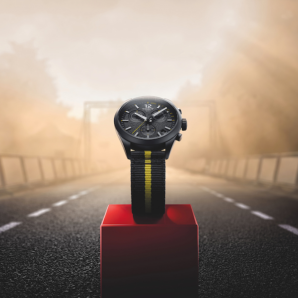 Mens PR 100 Tour de France 2026 40mm Black Strap Watch