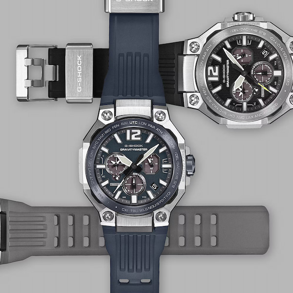 Casio Mens G-Shock Master Of G Gravitymaster Black Dial Strap Watch