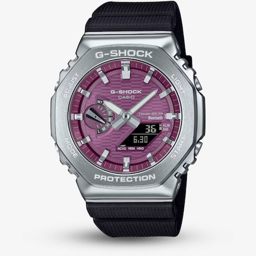 G Shock G-Steel 2100 Series Vapour Pink Dial Watch