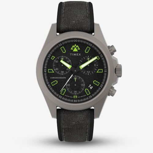 Timex Mens Expedition Field Black Chronograph Watch