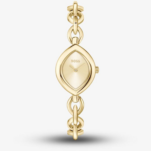 BOSS Ladies Fiora Gold Plated Bracelet Watch 1502839