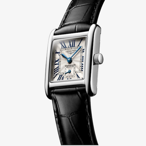 Longines Ladies Mini Dolcevita Square Silver Dial Watch L5.200.4.71.2
