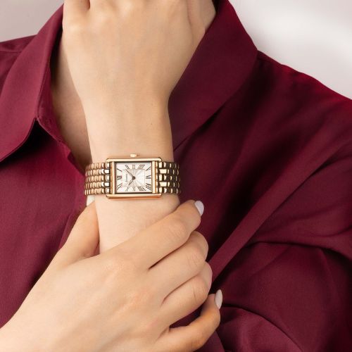 Accurist Watch on a Wrist of Woman
