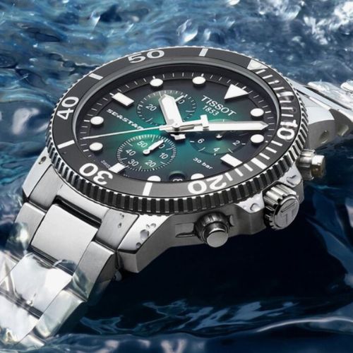 Tissot Mens Seastar 1000 Chronograph - diving watch