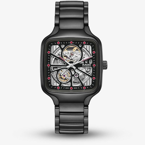 Rado Limited Edition Ji Chang Wook True Square Open Heart Ceramic Watch