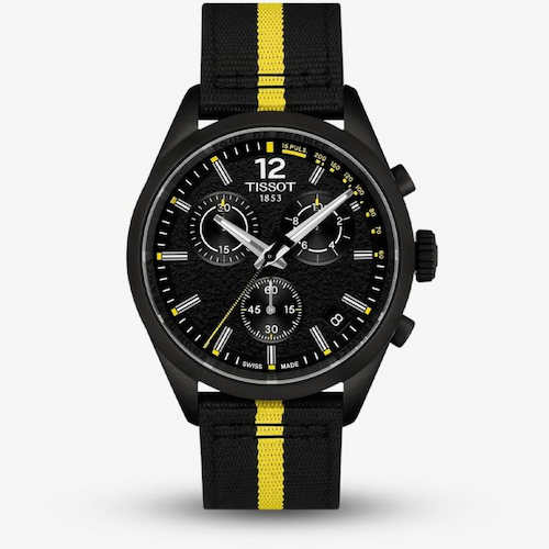 Tissot Mens PR 100 Tour de France 2026 40mm Black Strap Watch