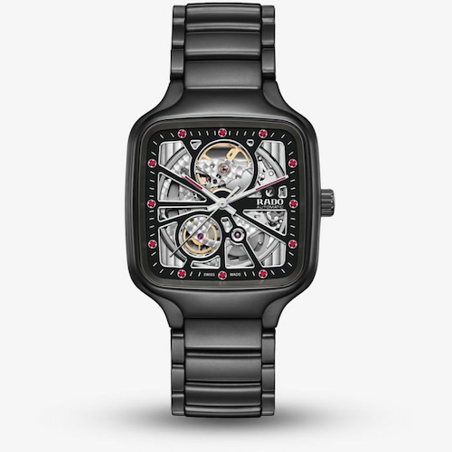 Rado Limited Edition Ji Chang Wook True Square Open Heart Ceramic Watch