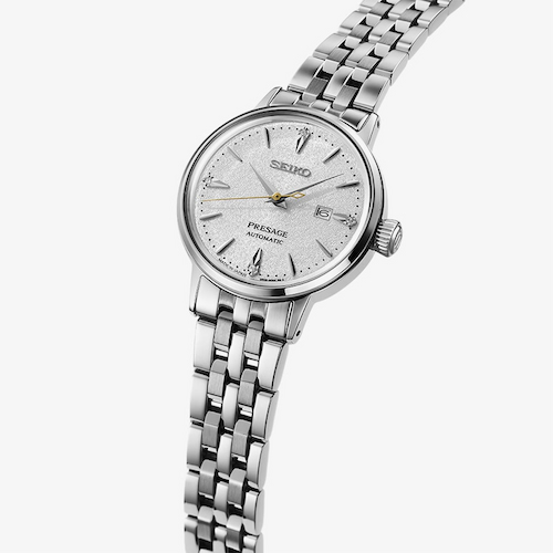 Seiko Ladies Presage Cocktail Time Hot Buttered Rum Diamond Watch