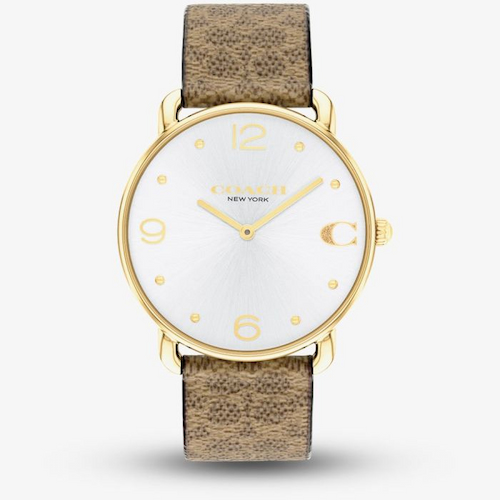 Coach Ladies Elliot Signature Brown Watch